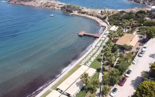 Yalıkavak Dirmil Sporkent 1 Plajlı Sitede Deniz Manzaralı Villa