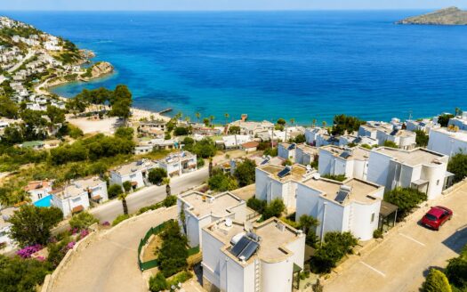 Yalıkavak Yalıbük’te Deniz Manzaralı Kiralık 2+1 Villa